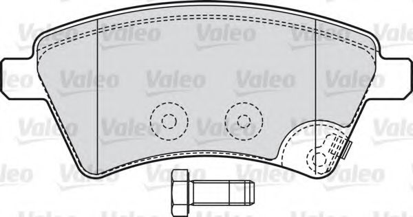 Тормозные колодки VALEO 598804