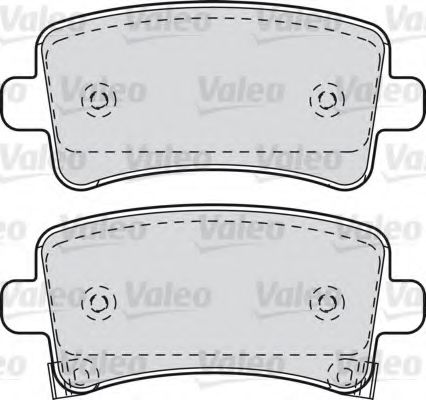 Тормозные колодки VALEO 601049