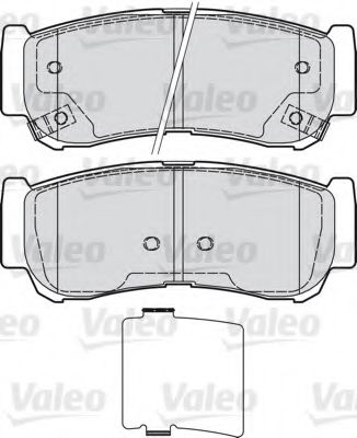 Тормозные колодки VALEO 598932
