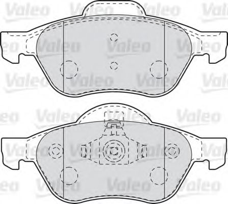 Тормозные колодки VALEO 601012