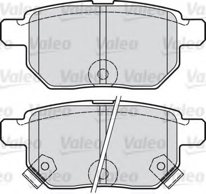 Тормозные колодки VALEO 598933