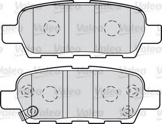 Тормозные колодки VALEO 601009