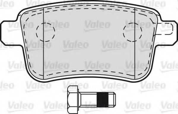 Тормозные колодки VALEO 601011