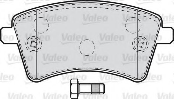 Тормозные колодки VALEO 601010