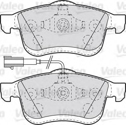 Тормозные колодки VALEO 601014