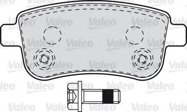 Тормозные колодки VALEO 601000