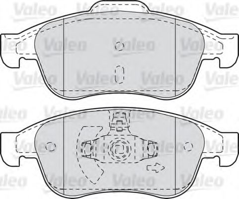 Тормозные колодки VALEO 601045