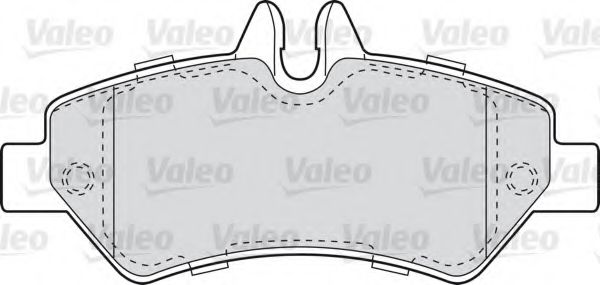 Тормозные колодки VALEO 598876