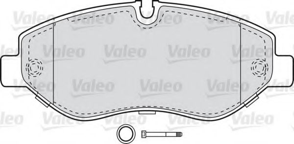 Тормозные колодки VALEO 598882