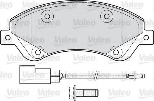Тормозные колодки VALEO 598818