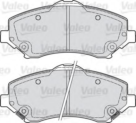 Тормозные колодки VALEO 598924