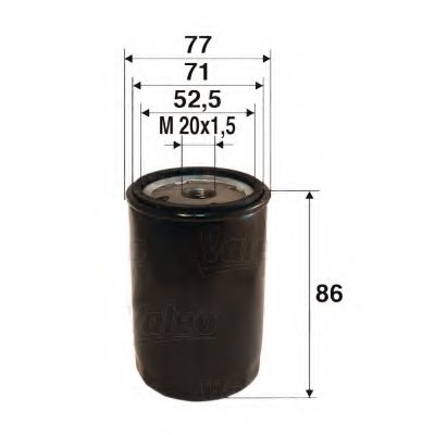 Масляный фильтр VALEO 586027