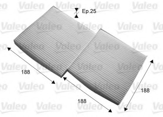 Фильтр салона VALEO 715714