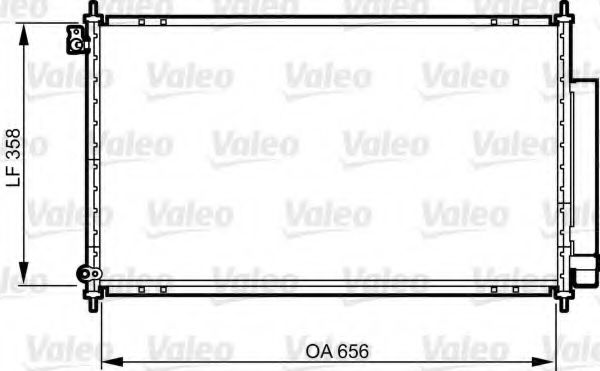 Радиатор кондиционера VALEO 814159