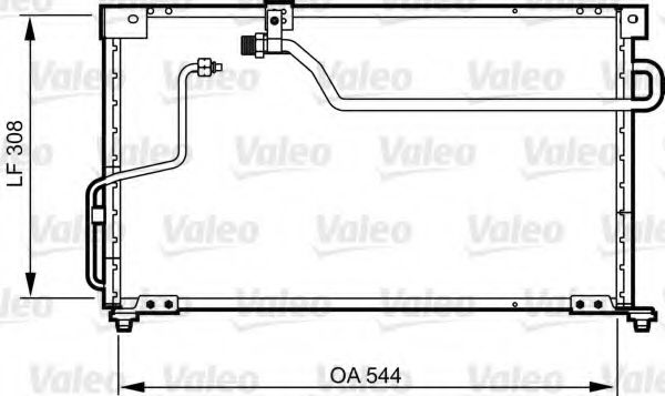 Радиатор кондиционера VALEO 814254