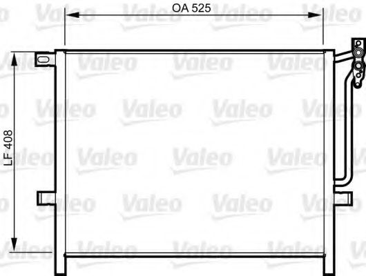 Радиатор кондиционера VALEO 814287