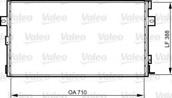 Радиатор кондиционера VALEO 814290