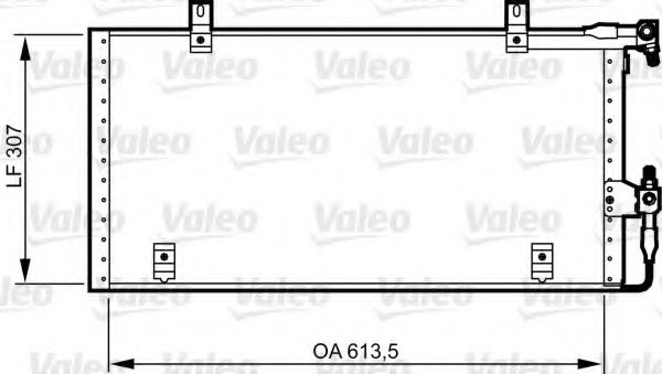 Радиатор кондиционера VALEO 814291
