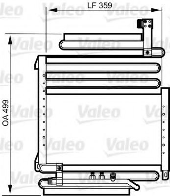 Радиатор кондиционера VALEO 814296
