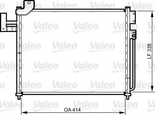 Радиатор кондиционера VALEO 814316