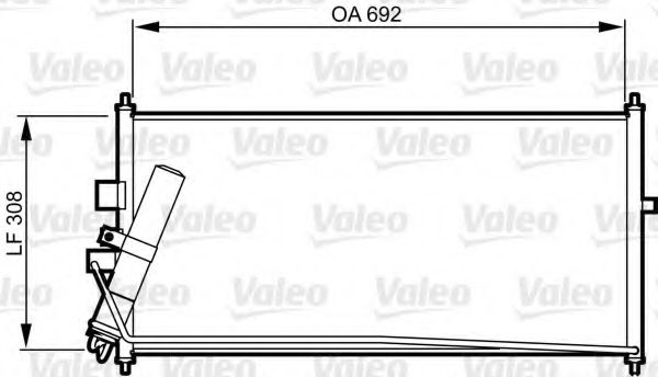 Радиатор кондиционера VALEO 817822