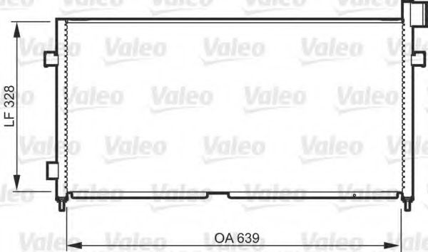 Радиатор кондиционера VALEO 818984