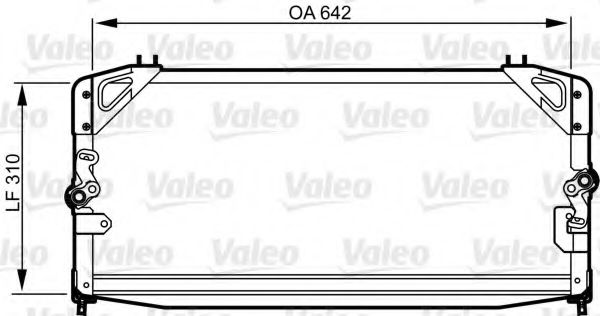 Радиатор кондиционера VALEO 814279