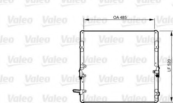 Радиатор кондиционера VALEO 814280