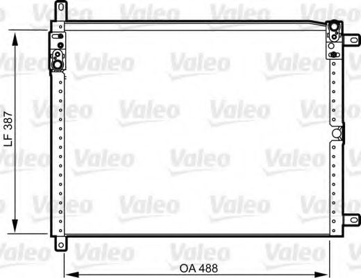 Радиатор кондиционера VALEO 814293