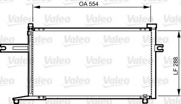 Радиатор кондиционера VALEO 814300
