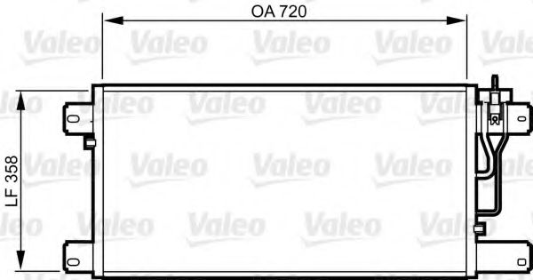 Радиатор кондиционера VALEO 818988