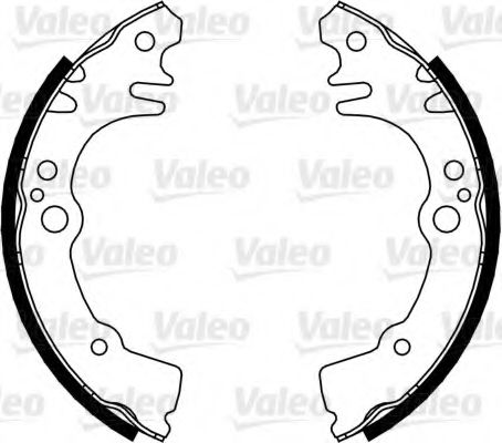 Тормозные колодки барабанные VALEO 564078