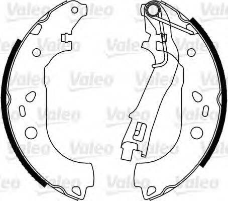 Тормозные колодки барабанные VALEO 564085
