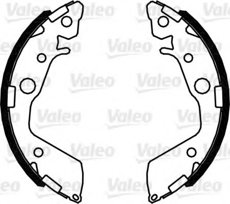 Тормозные колодки барабанные VALEO 564089