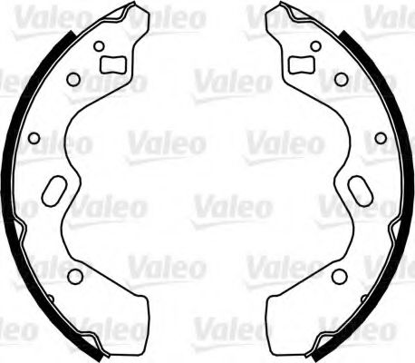 Тормозные колодки барабанные VALEO 564093