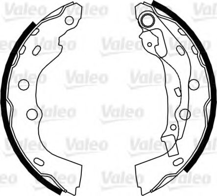 Тормозные колодки барабанные VALEO 564106