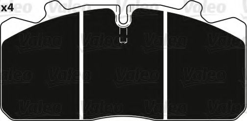 Тормозные колодки VALEO 882230