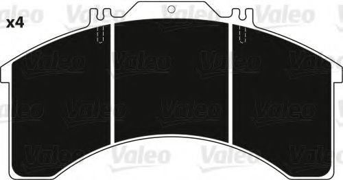 Тормозные колодки VALEO 882232