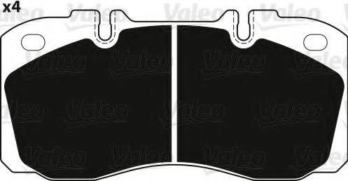 Тормозные колодки VALEO 882235