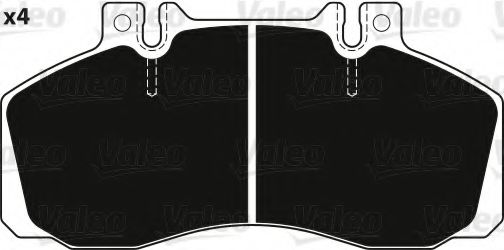 Тормозные колодки VALEO 882240