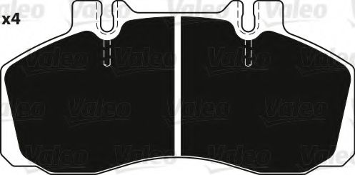 Тормозные колодки VALEO 882242