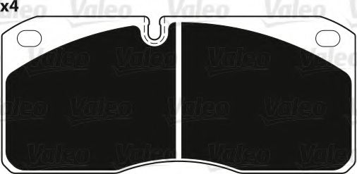 Тормозные колодки VALEO 882254