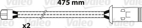 Указатель износа, накладка тормозной колодки VALEO 882333