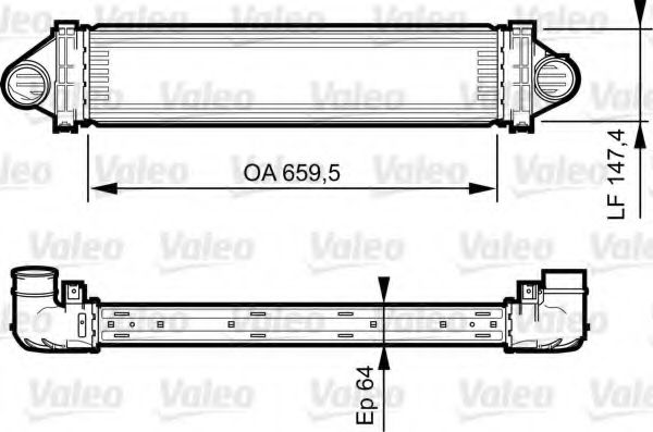 Интеркулер VALEO 818249