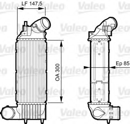 Интеркулер VALEO 818895