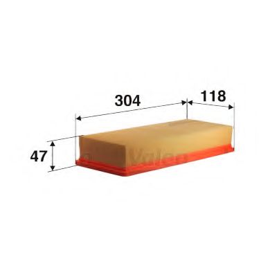 Воздушный фильтр VALEO 585351