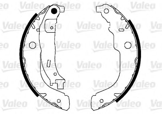 Тормозные колодки барабанные VALEO 564067
