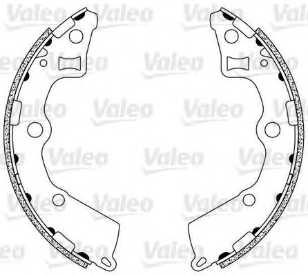 Тормозные колодки барабанные VALEO 564094