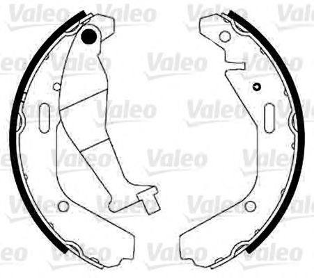 Тормозные колодки барабанные VALEO 564102