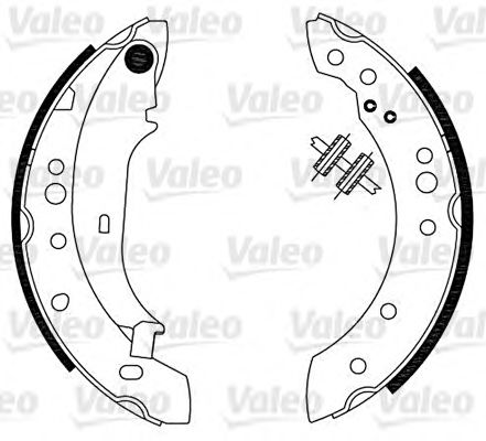 Тормозные колодки барабанные VALEO 564105